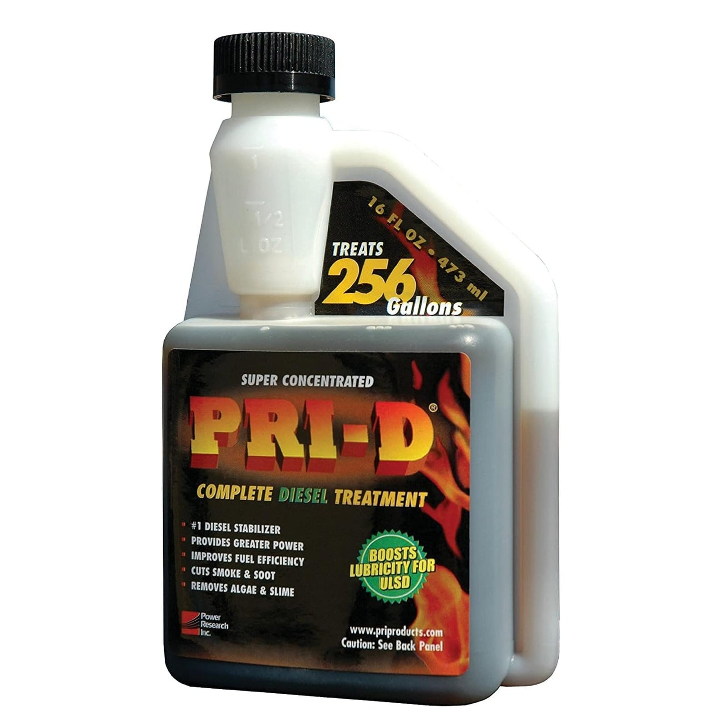 PRI-D Fuel Diesel Treatment for Lubricity & Stability Improved Performance, Maintenance, and Emissions Reductions, Maximum Lubricity Protection, Super Concentrated & Safe - 16 Oz 12 Pack