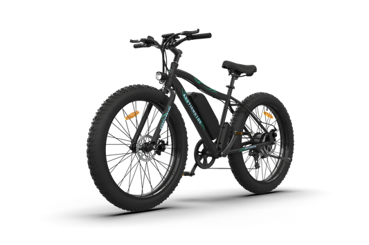 Aostirmotor Electric Mountain Bike 500W 36V 13Ah Ebike, 26x4.0 inch Fat Tire Ebike, Electric Bike for Adults (Black)