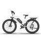 Aostirmotor Electric Mountain Bike, 750W Motor, 48V 13AH Removable Lithium Battery Ebike with Rack, 26" 4.0 inch Fat tire Bike, Electric Bicycle for Adults (White