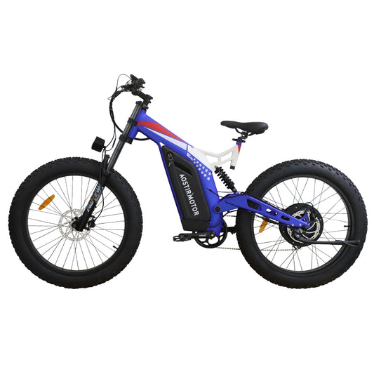Fithood AOSTIRMOTOR 26", 1500W Electric Bike, Fat Tire, 48V 20AH Removable Lithium Battery for Adults