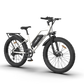 Aostirmotor Electric Mountain Bike, 750W Motor, 48V 13AH Removable Lithium Battery Ebike with Rack, 26" 4.0 inch Fat tire Bike, Electric Bicycle for Adults (White