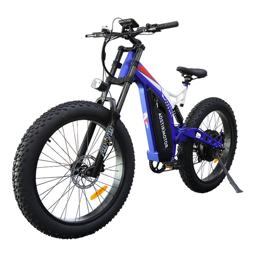 Fithood AOSTIRMOTOR 26", 1500W Electric Bike, Fat Tire, 48V 20AH Removable Lithium Battery for Adults