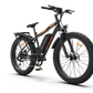 Aostirmotor Electric Mountain Bike, 750W Motor 48V 13AH Removable Lithium Battery Ebike with Rack, 26" 4.0 inch Fat tire Bike, Electric Bicycle for Adults