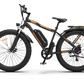 Aostirmotor Electric Mountain Bike, 750W Motor 48V 13AH Removable Lithium Battery Ebike with Rack, 26" 4.0 inch Fat tire Bike, Electric Bicycle for Adults